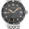 1 194k2 BIFORA "SKIN DIVER" Black Dial on Stainless Steel Bracelet