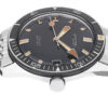 1194k2 b BIFORA "SKIN DIVER" Black Dial on Stainless Steel Bracelet