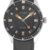 BIFORA "SKIN DIVER" Black Dial on Original "Tropic" Rubber Bracelet
