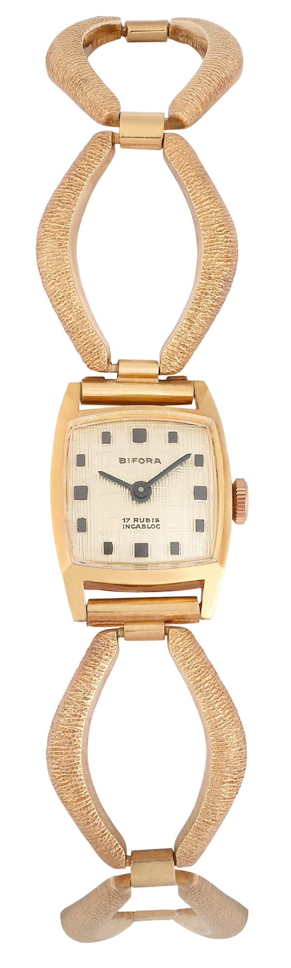 BIFORA Ladies´ Wristlet with Gilt Patterned Dial