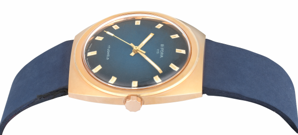 Screenshot 2025-10-01 at 12.43.06 BIFORA "115" Gold Plated Gents´Wrist Watch with Graduated Blue Dial