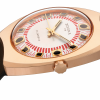 BIFORA Gold Plated Steel Gents´wristwatch with "Roulette" Dial