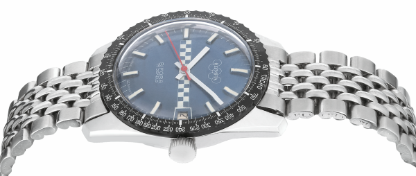 BIFORA "Olympia" Gents´Stainless Steel Wrist Watch (Blue Dial)