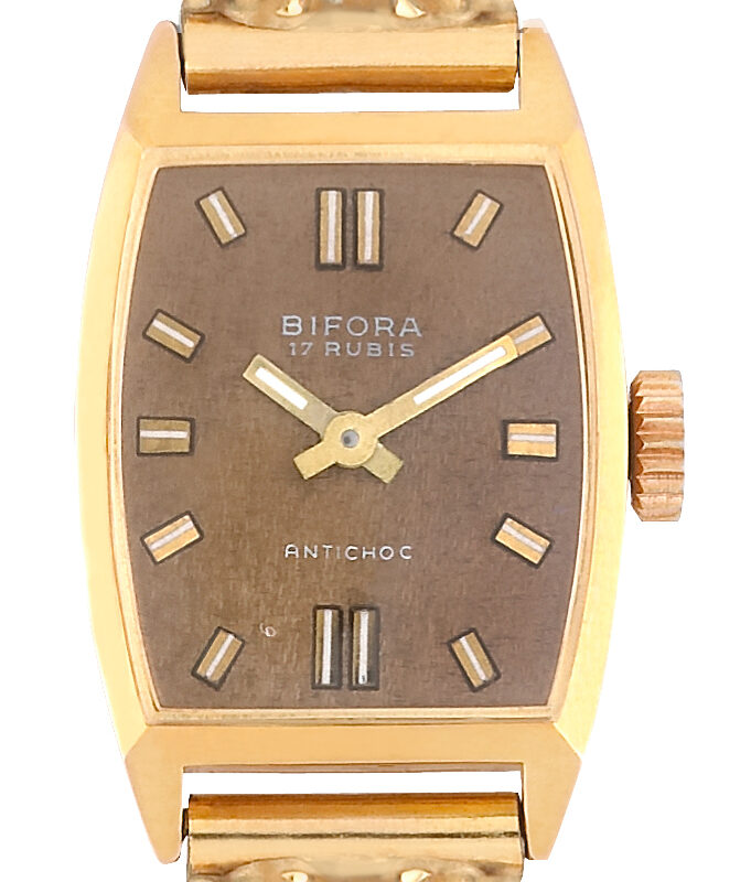 w212r new BIFORA Ladies´ Wristlet with Brown Dial