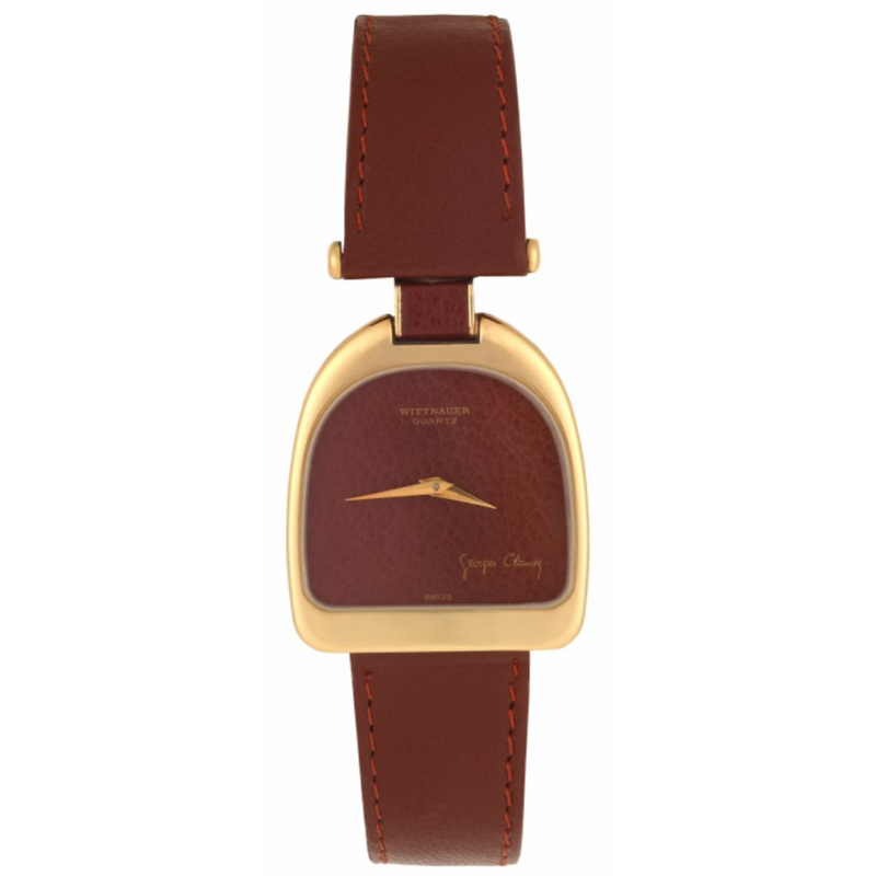 Screenshot 2025-07-23 at 19.05.15 WITTNAUER Gold Plated Wristwatch designed by Georges Claude with Leather Texture Dial (W9900Y)