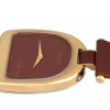 WITTNAUER Gold Plated Wristwatch designed by Georges Claude with Leather Texture Dial (W9900Y)