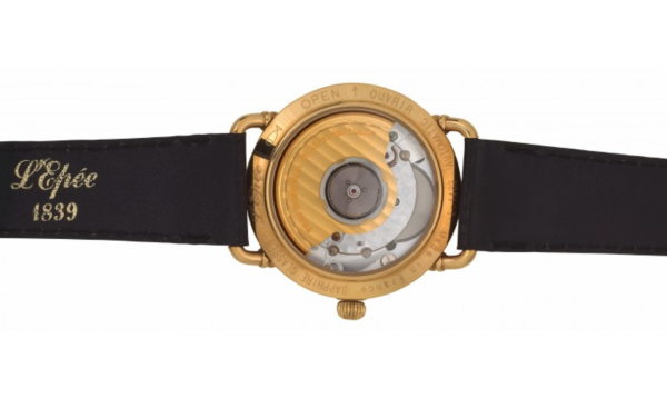 L'EPÉE Gents´ Gold Plated Wristwatch with Golden Sectored Dial and Roman Numerals (L11433PO2)