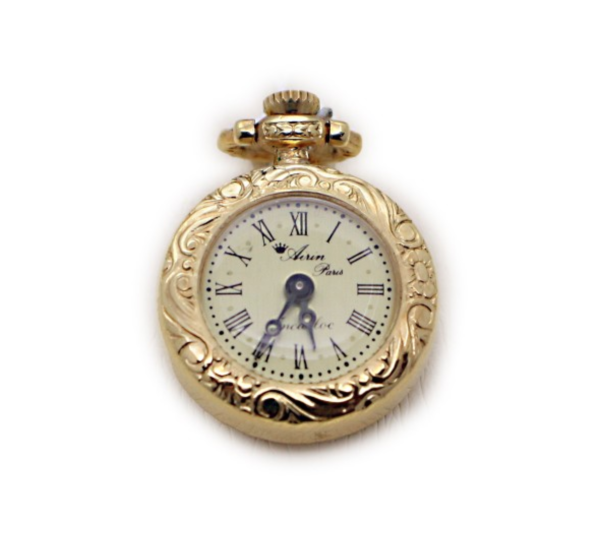AIRIN Pocket Watch with Gilt Dial and Roman Numerals (A-131915)