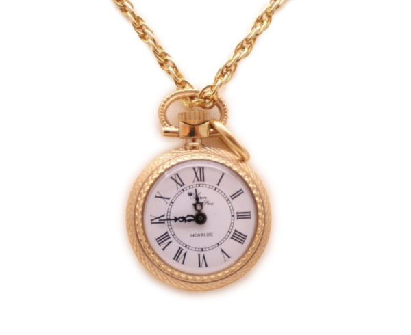 AIRIN Pocket Watch with White Dial and Roman Numerals (A-134443)