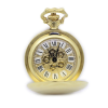 AIRIN Gold Plated Pocket Watch with Gilt Engraved Dial and Case Back (A-148342)