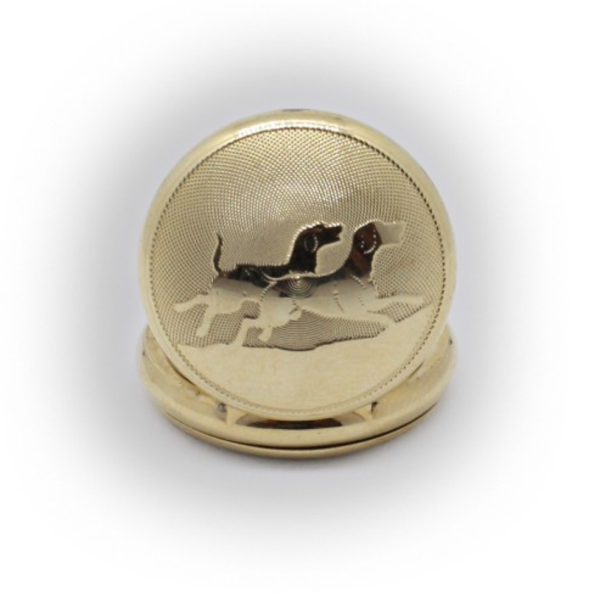 Screenshot 2025-07-24 at 11.39.56 AIRIN Gold Plated Pocket Watch (Savonette-Style) with White Dial and Arabic Numerals (A-148825)