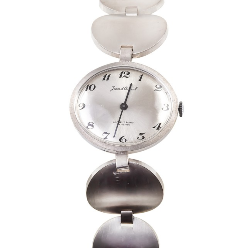 Screenshot 2025-07-24 at 14.28.31 JEAN D'AUTEUIL Retrofuturistic Ladies´ Wristwatch with Silvered Dial (JDA-55C/1)