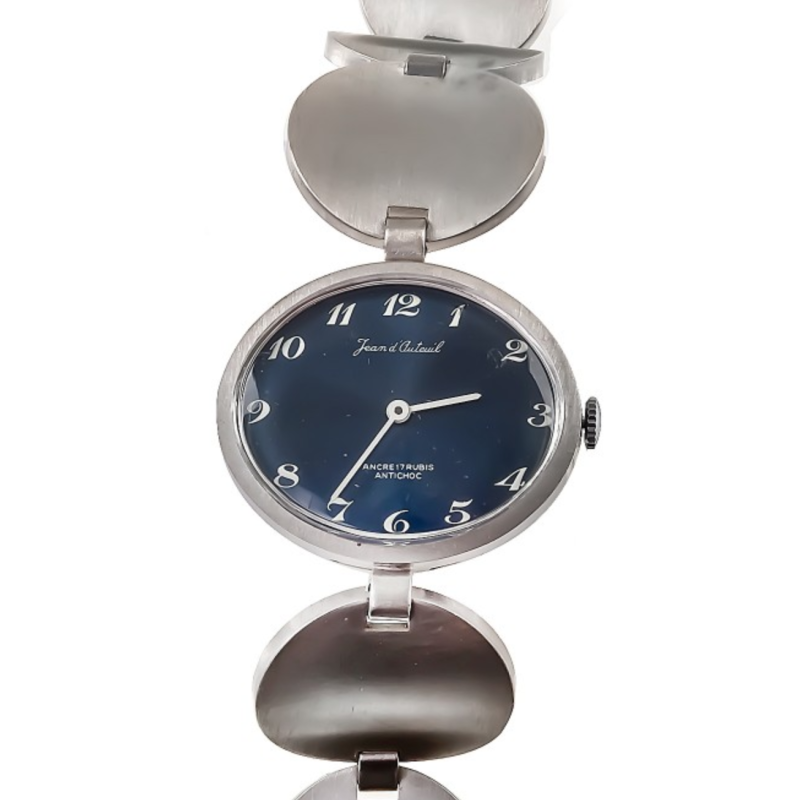 Screenshot 2025-07-24 at 14.33.06 JEAN D'AUTEUIL Retrofuturistic Ladies´ Wristwatch with Blue Dial (JDA-55C/3B)