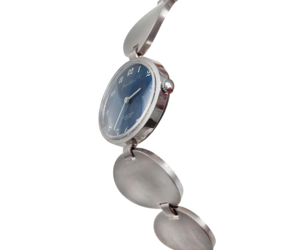 JEAN D'AUTEUIL Retrofuturistic Ladies´ Wristwatch with Blue Dial (JDA-55C/3B)