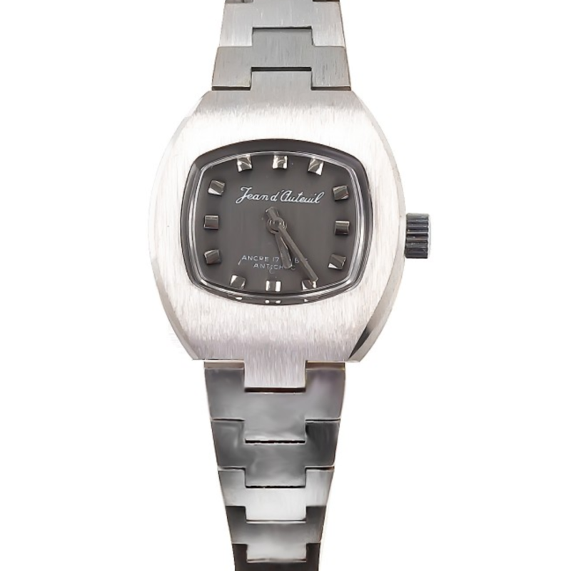 Screenshot 2025-07-24 at 14.38.31 JEAN D'AUTEUIL Plated Ladies´ Wristwatch with Grey Dial and Applied Indices (JDA-51S/2)
