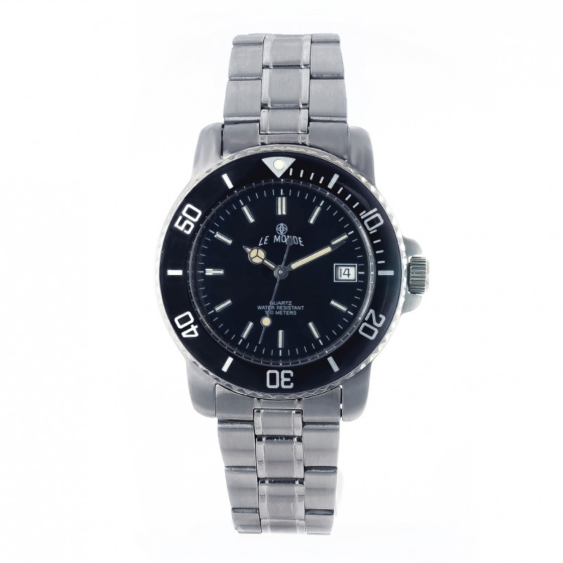 Screenshot 2025-07-24 at 18.31.52 LE MONDE Divers´ Watch with Black Dial and Black Bezel (3189ACC/22)
