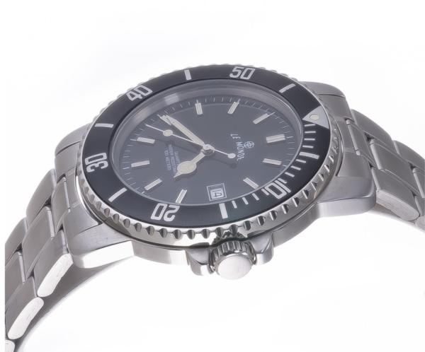 LE MONDE Divers´ Watch with Black Dial and Black Bezel (3189ACC/22)