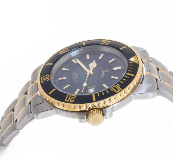 Screenshot 2025-07-24 at 19.38.15 LE MONDE Bicolor Divers´ Watch with Blue Dial and Black Bezel (3189BIC/33)