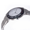 LE MONDE Divers´ Watch with White Dial and Black Bezel with red & white markings (3199ACC/21)