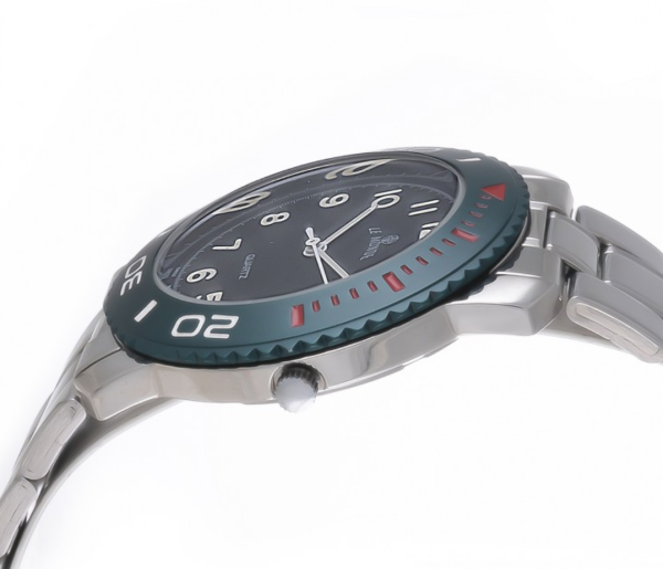 Screenshot 2025-07-24 at 23.18.27 LE MONDE Divers´ Watch with Black Dial and Grey Bezel with red & white markings (3199ACC/42)