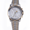LE MONDE Bicolor Divers´ Chronograph with White Dial and Steel Bezel (5281BIC/61)