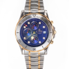LE MONDE Bicolor Divers´ Chronograph with Blue Dial and Steel Bezel (5281BIC/63)
