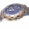 LE MONDE Bicolor Divers´ Chronograph with Blue Dial and Steel Bezel (5281BIC/63)