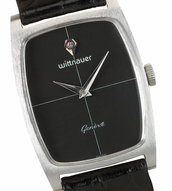 WITTNAUER Plated Ladies´Wristwatch with a Cross-hair Dial and a Diamond (W2600WS1DS)