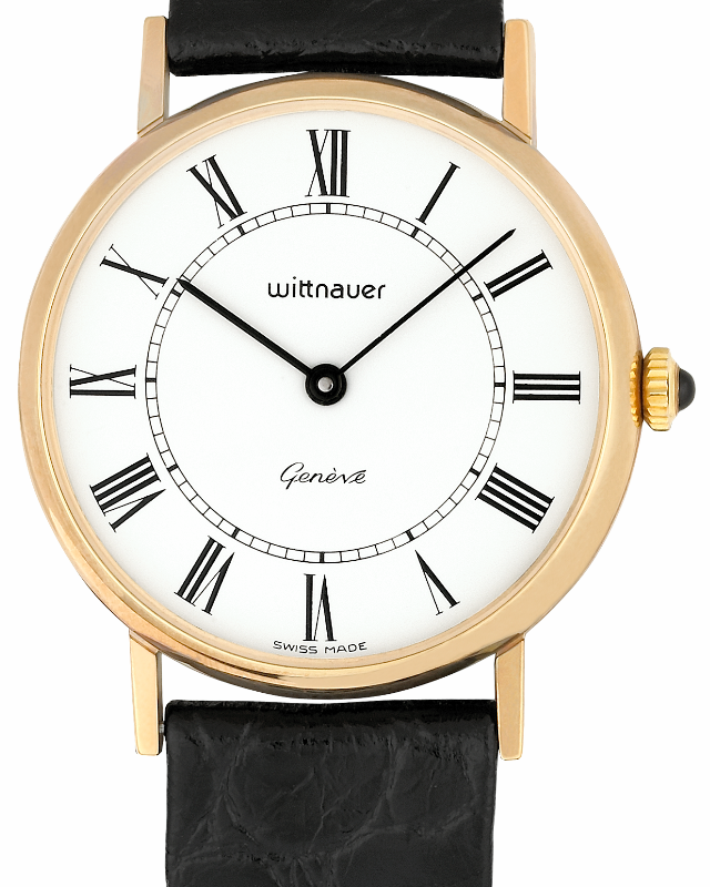 WITTNAUER Ladies´ Gold Plated Wristwatch with White Dial and Roman Numerals (W1611YS)