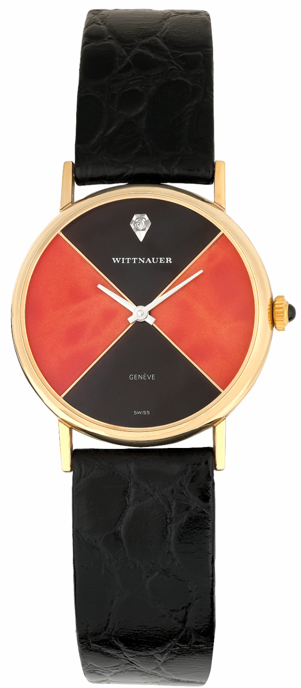 Screenshot 2025-10-07 at 14.14.08 WITTNAUER Ladies´ Gold Plated Wristwatch with a Lapis Sector Dial and a Diamond (W1611YS1D)
