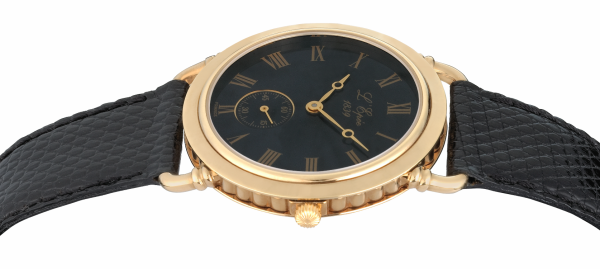 Screenshot 2025-10-08 at 08.52.57 L'EPÉE Gents´ Gold Plated Wristwatch with Small Seconds, Black Dial and Roman Numerals (L13224PO3)
