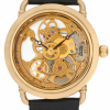L'EPÉE Gents´ Gold Plated Skeletonized Wristwatch (L1233P)