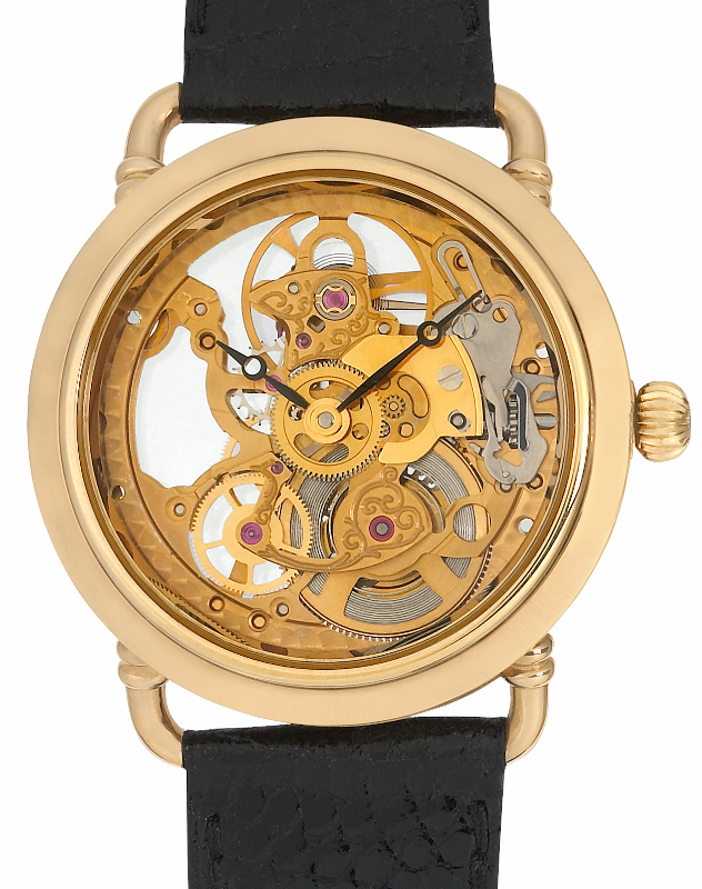 Screenshot 2025-10-08 at 10.43.20 L'EPÉE Gents´ Gold Plated Skeletonized Wristwatch (L1233P)