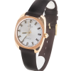 BIFORA Gents´ Gold Plated Wristwatch with Silvered & Sun-brushed 'Racing' Dial