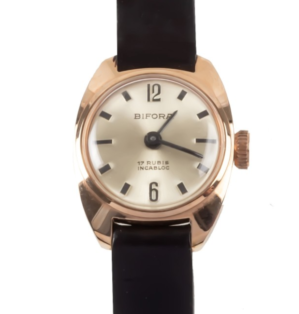 Screenshot 2025-08-04 at 17.38.33 BIFORA Ladies´ Gold Plated Wristlet with Gilt Dial and Arabic Numerals