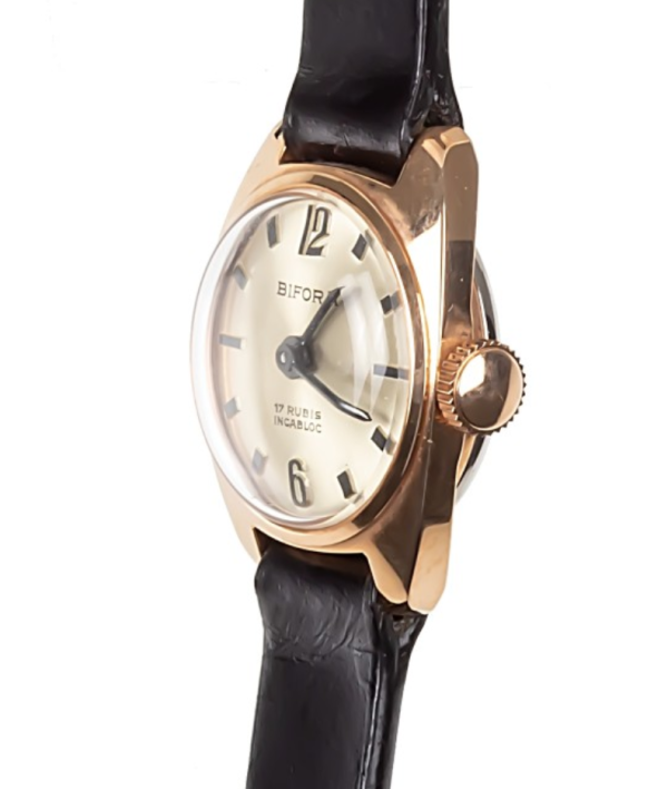 Screenshot 2025-08-04 at 17.38.40 BIFORA Ladies´ Gold Plated Wristlet with Gilt Dial and Arabic Numerals
