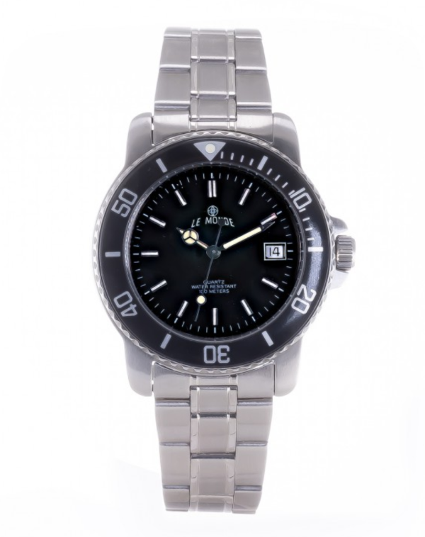 Screenshot 2025-09-29 at 11.57.35 LE MONDE Women´s wristwatch with Black Dial, Black Bezel on Steel Bracelet (4189ACC/22)