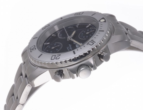 Screenshot 2025-09-29 at 12.37.52 LE MONDE Women´s Chronograph with Black Dial & Metallic Bezel on Steel Bracelet (5263ACC/62)