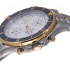 LE MONDE Women´s Chronograph with White Dial, Blue Bezel on Two-Tone Bracelet (5285BIC/31)