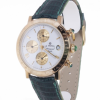 Screenshot 2025-09-29 at 12.52.39 LE MONDE Women´s Chronograph with White Dial with gilt sub-dials, Green Leather Starp & Cabochons on Crown & Pushers (5278/71GR)
