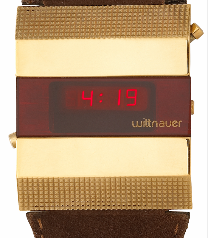 Screenshot 2025-09-30 at 08.44.10 WITTNAUER "Polara" Model - Very Rare LED Electronic Rolled Gold Wrist Watch