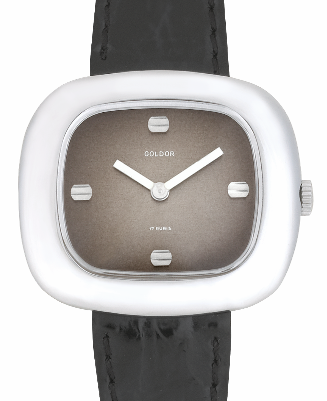 Screenshot 2025-10-01 at 10.10.09 GOLDOR 1970s Ladies´ Wristwatch with Grey Textured Dial