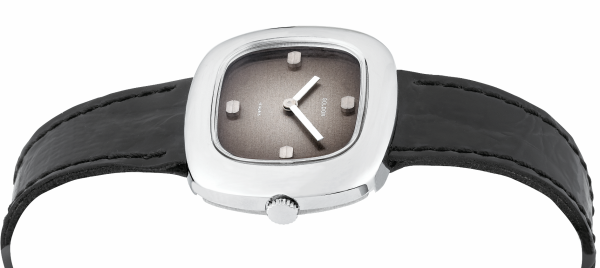 GOLDOR 1970s Ladies´ Wristwatch with Grey Textured Dial