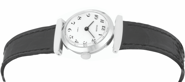 Screenshot 2025-10-01 at 10.11.02 GOLDOR 1970s Ladies´ Oval Wristwatch with Hooded Lugs and White Dial