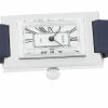 GOLDOR 1970s Ladies´ Rectangular Wristwatch with White Dial