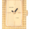 Screenshot 2025-10-01 at 10.11.36 GOLDOR 1970s Ladies´ "Baguette" Wristwatch with "Clous de Paris" Gold-Plated Case & Gilt Sector Dial