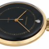 Screenshot 2025-10-01 at 11.26.19 WITTNAUER "Genève" Rare Gold-Plated Pocket Watch with Black Dial, "Chemin de Fer" minute track & Two Diamonds