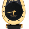 WITTNAUER Gold Plated Ladies´Wristwatch designed by Georges Claude with Black Dial