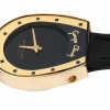 WITTNAUER Gold Plated Ladies´Wristwatch designed by Georges Claude with Black Dial