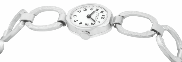 Screenshot 2025-10-01 at 12.26.45 BIFORA Ladies´ Wristlet with Textured Bracelet and White Dial with Arabic Numerals